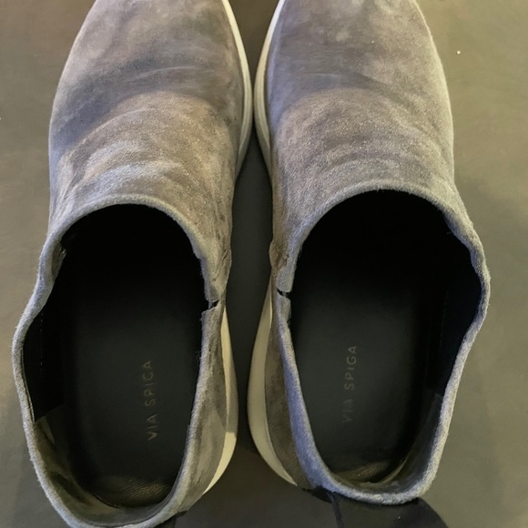 Via Spiga Grey Slip On Sneakers Size 8.5 - Picture 4 of 6
